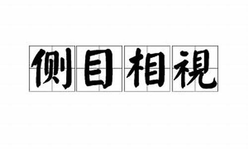 侧目相视代表什么数字_侧目相视